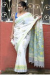 VK 4189 Daily Wear Linen Printed Sarees Wholesale Shop In Surat